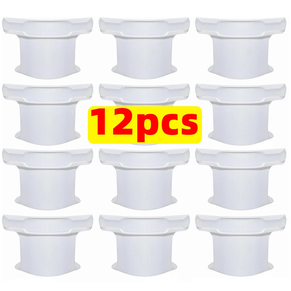 Heavy Duty Bed Sheet Corner Clips – Grippers 4/8/12 Pcs Bed Sheet Clips PLUSH White 12Pcs