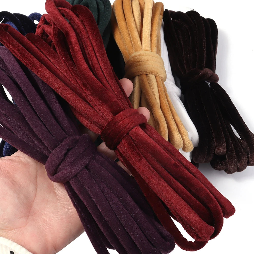 5 Yards Colorful Velvet Yarn Rope – Soft Thick DIY Craft Cord Craft Yarn Cord PLUSH