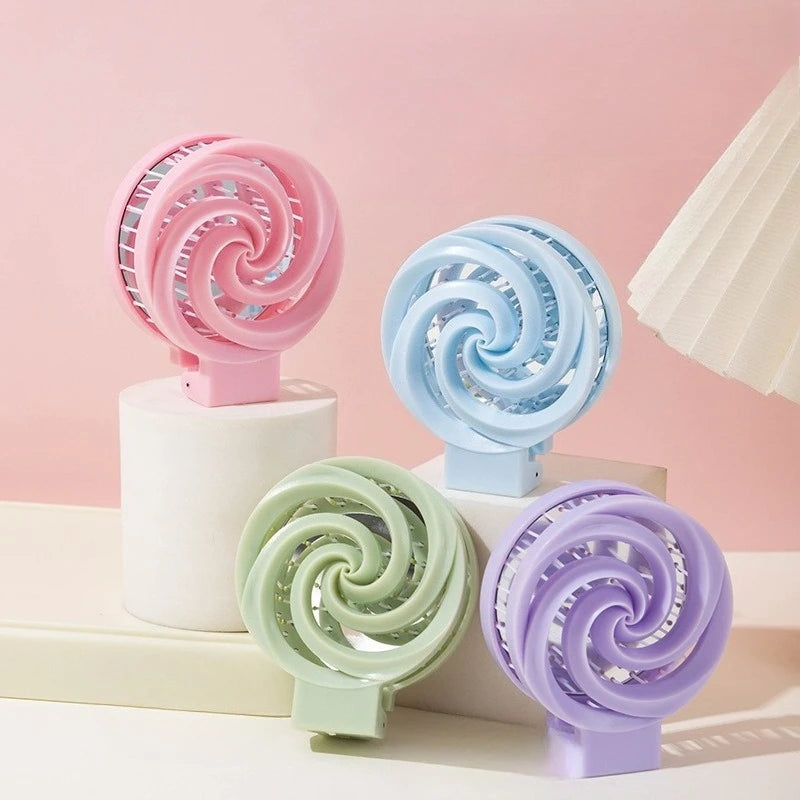 Mini 2-in-1 Foldable Scalp Massage Comb with Mirror | Travel Scalp Massage Comb PLUSH