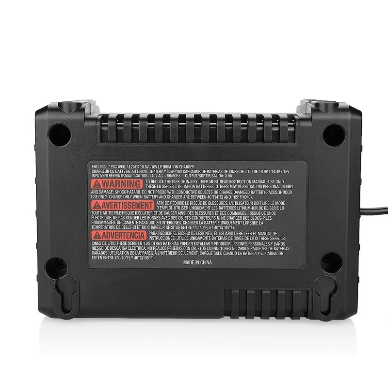 20V Max Replacement Charger – Black+Decker & Porter-Cable Battery Charger PLUSH