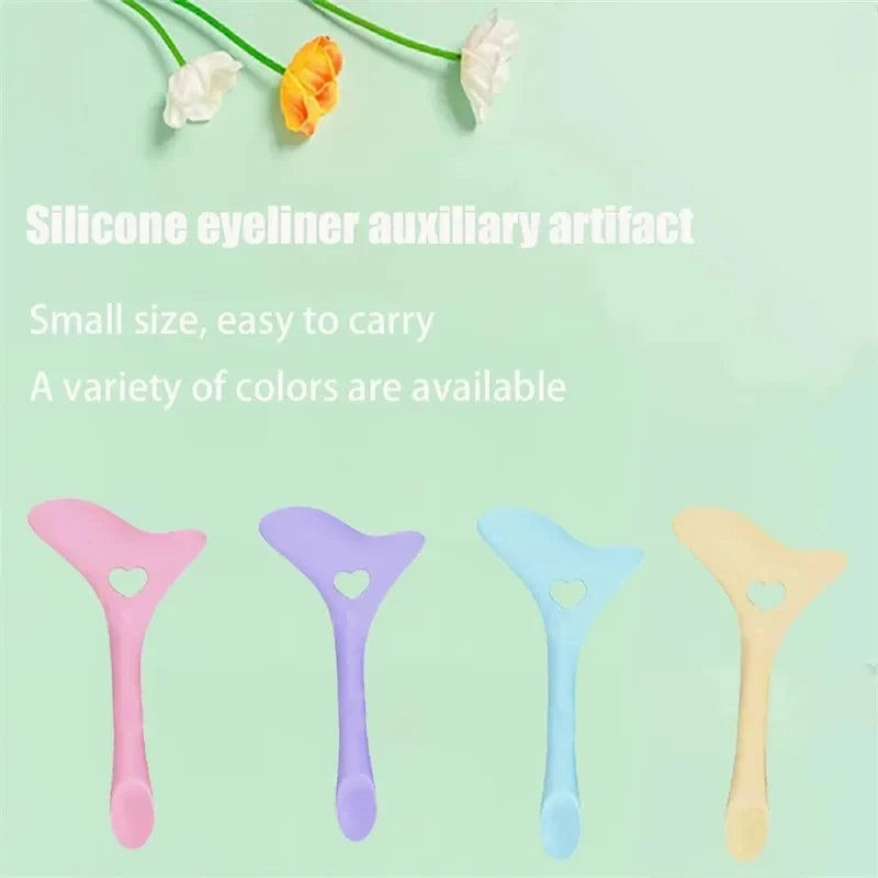 Silicone Eyeliner Stencil Wing Tip & Lip Makeup Aid Tool Eyeliner Stencil Tool PLUSH