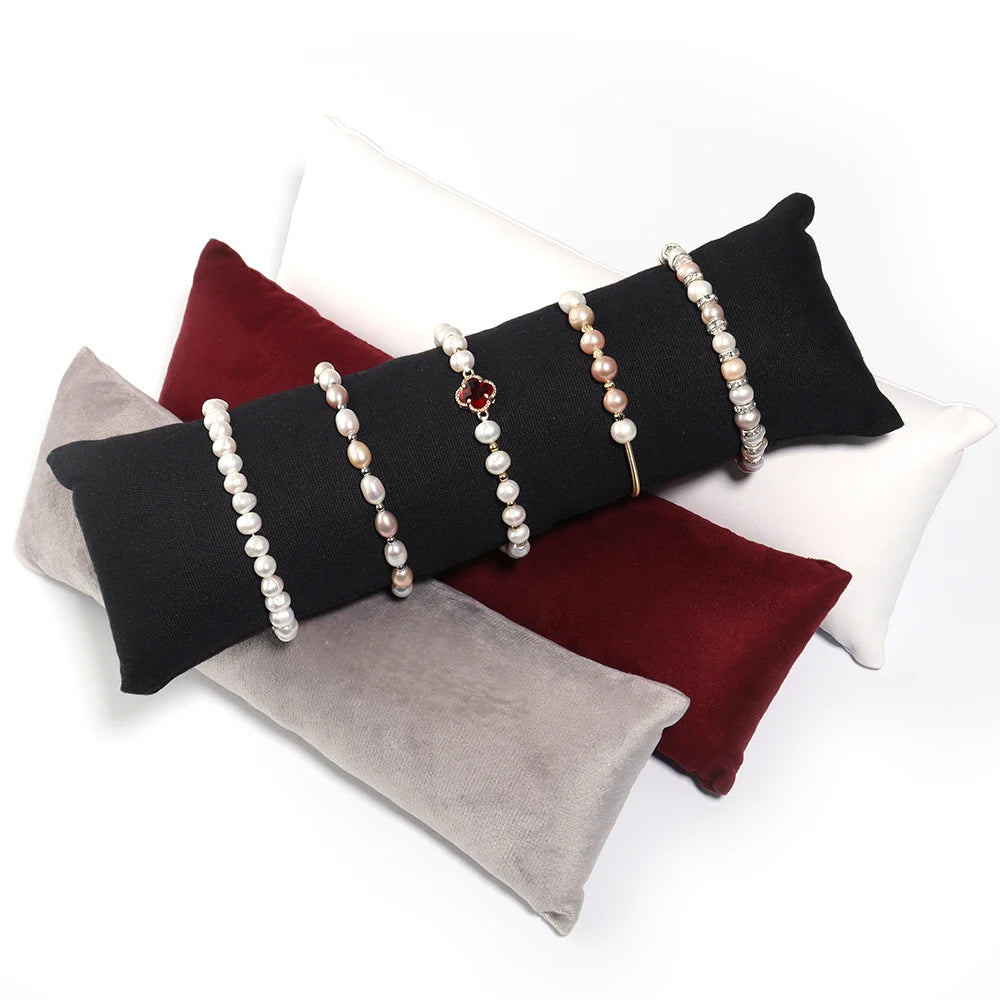Velvet Jewelry Display Pillow – Bracelet & Bangle Cushion Stand Jewelry Display Stand PLUSH