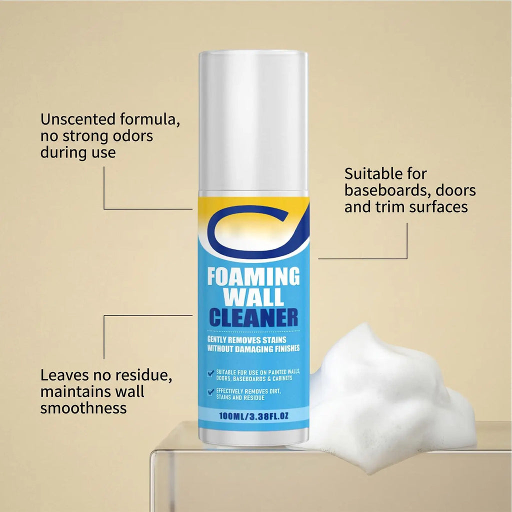 Bathroom Foam Cleaner 100ml | Kitchen & Tile Degreaser Spray Foam Surface Cleaner PLUSH