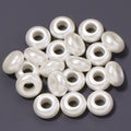 50pcs 11mm Multicolor Acrylic Donut Spacer Beads | DIY Jewelry Acrylic Spacer Beads PLUSH beige