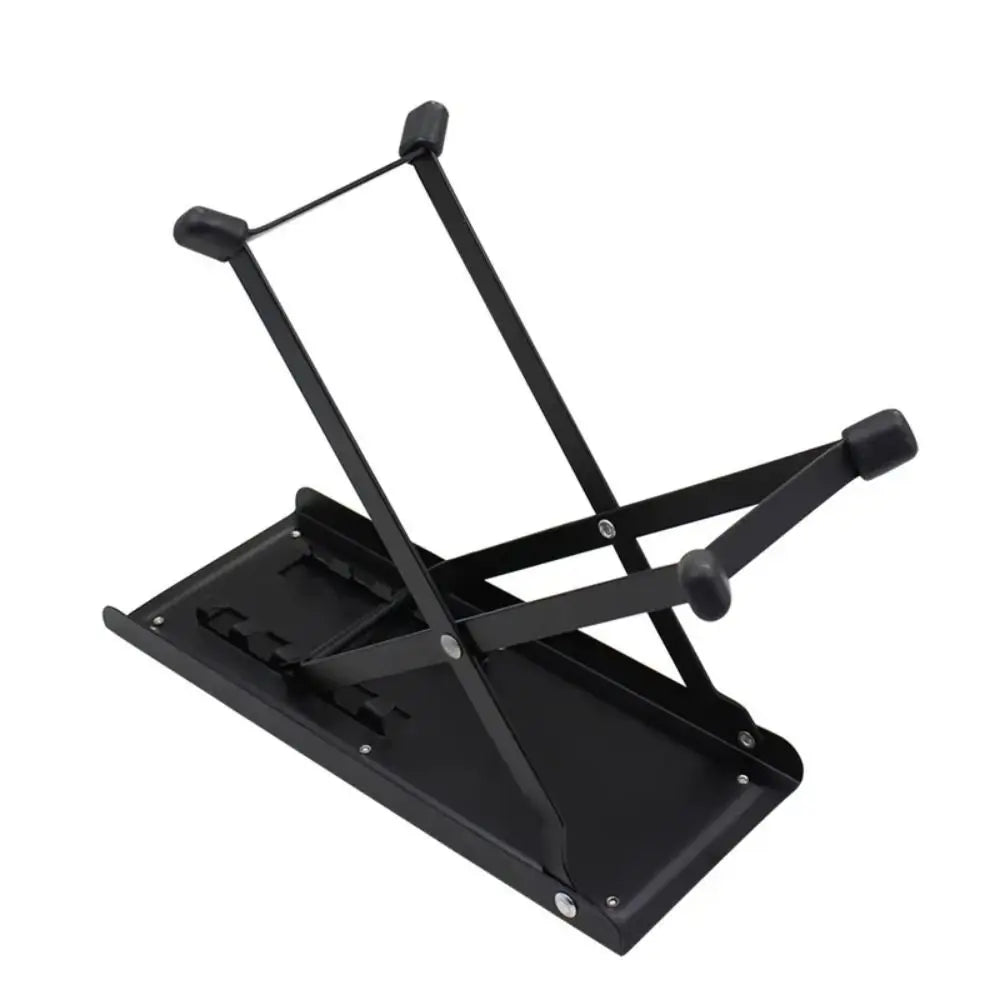 Adjustable Guitar Footrest – 4-Height Folding Metal Footstool Guitar Footrest PLUSH
