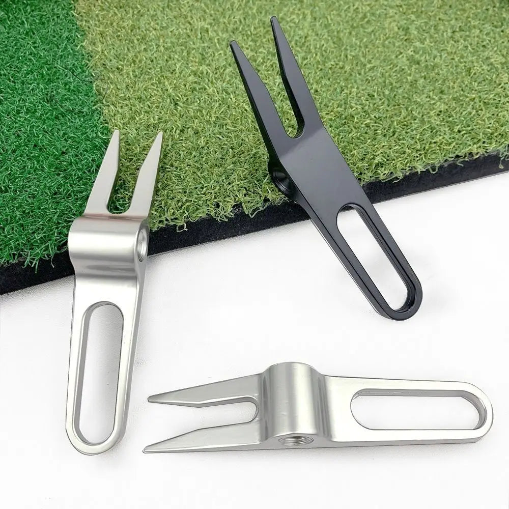 Zinc Alloy 3-Prong Golf Divot Repair Tool | Pitch Fork Gift Golf Divot Tool PLUSH