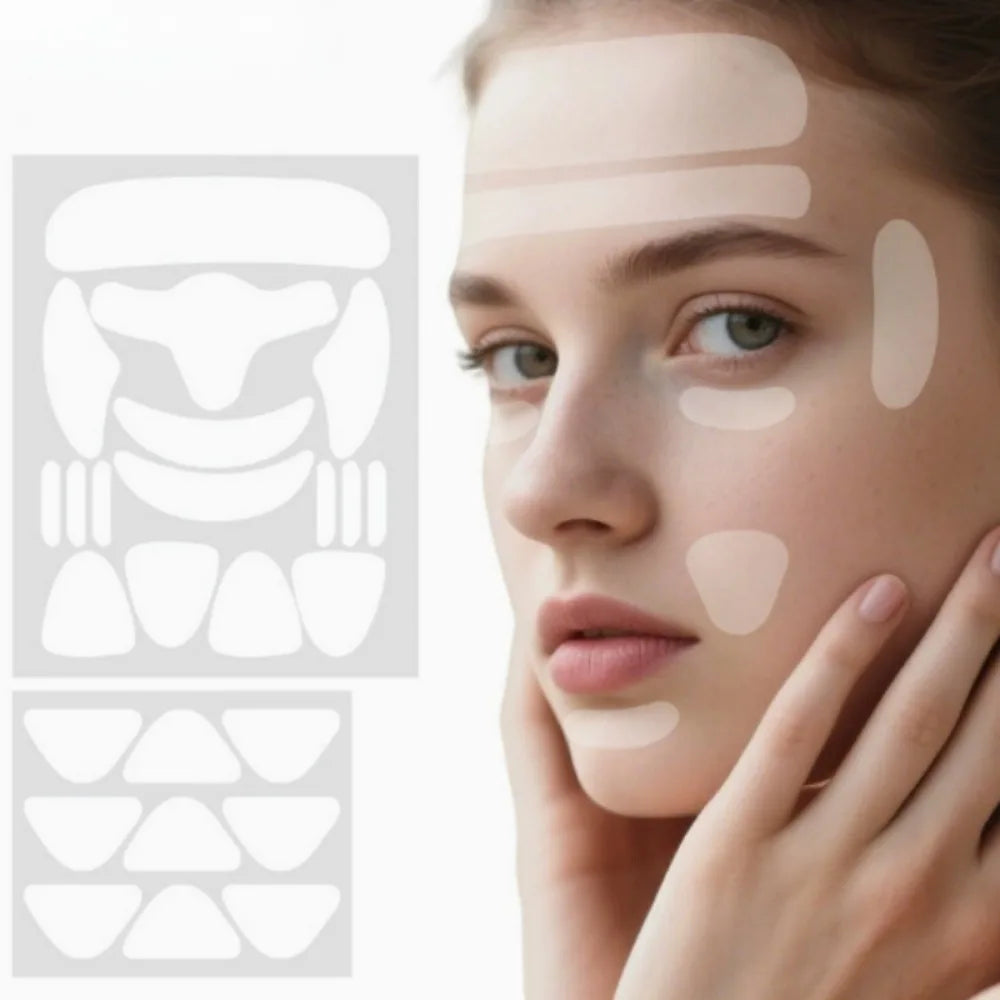 Invisible Anti-Wrinkle Face Patches 45/80pcs – Forehead & Smile Anti-Wrinkle Patches PLUSH