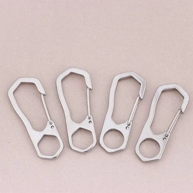 Stainless Steel Carabiner Snap Hooks & Keychain Clips 2/5 Pack Carabiner Snap Hooks PLUSH