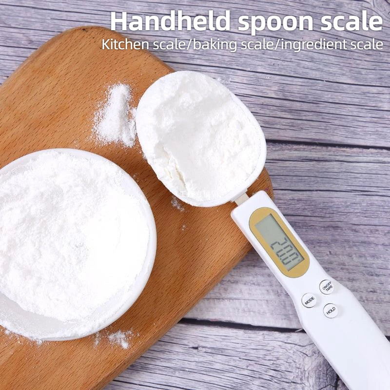 Digital Spoon Scale 0.1–500g LCD Kitchen Measuring Scale Digital Kitchen Scale PLUSH
