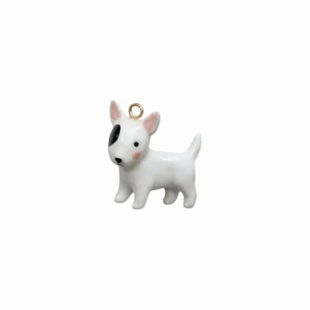 Cute Enamel Dog Breed Pendant – Shih Tzu, Beagle & More Enamel Dog Pendant PLUSH Style 9