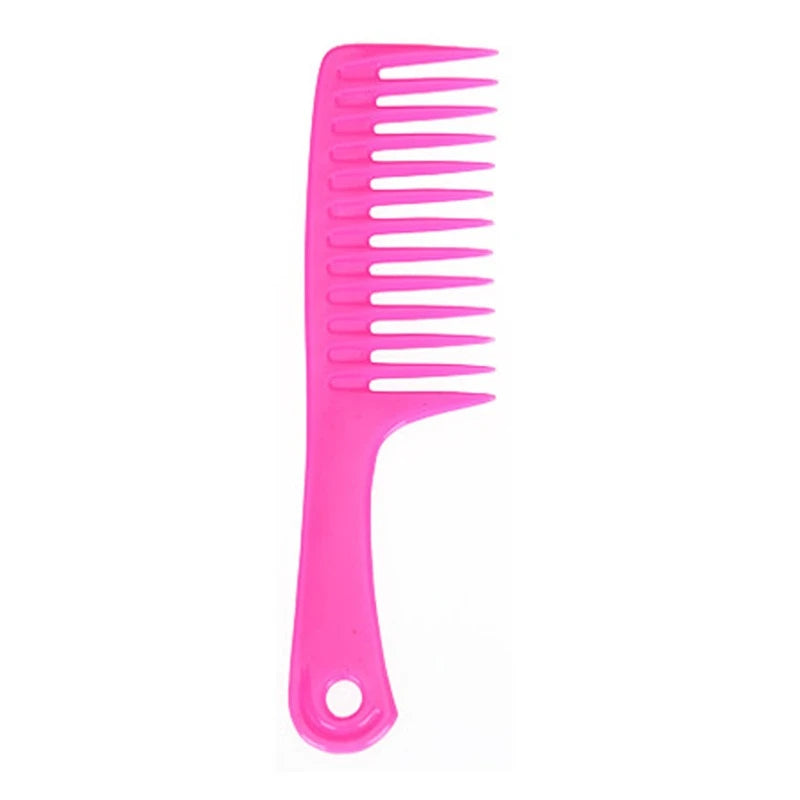 Wide Tooth Comb – Heat Resistant Detangling Brush for Curly Hair Hair Detangling Comb PLUSH pink