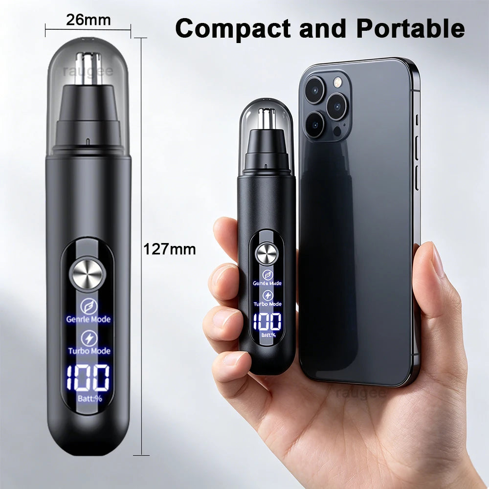 Raugee USB Rechargeable Electric Nose & Ear Hair Trimmer Electric Hair Trimmer PLUSH
