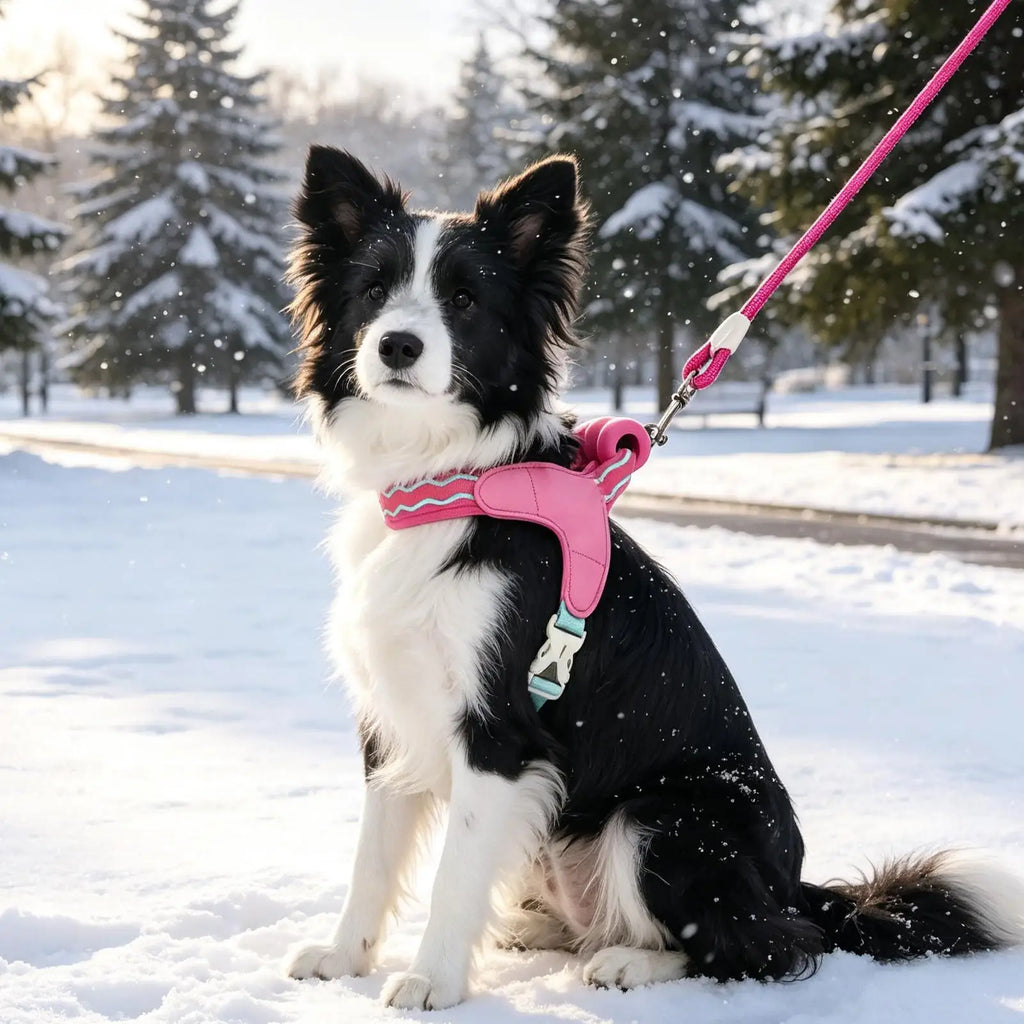 Adjustable Breathable Dog Harness & Leash Set | S–XL Dog Harness Set PLUSH
