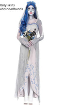 Ghost Bride Halloween Costume Dress – Women's Vampire Set Halloween Costume Dress PLUSH A L