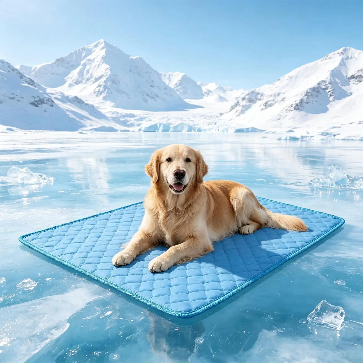 Pet Cooling Mat for Dogs & Cats – Washable Summer Ice Silk Pad Pet Cooling Mat PLUSH