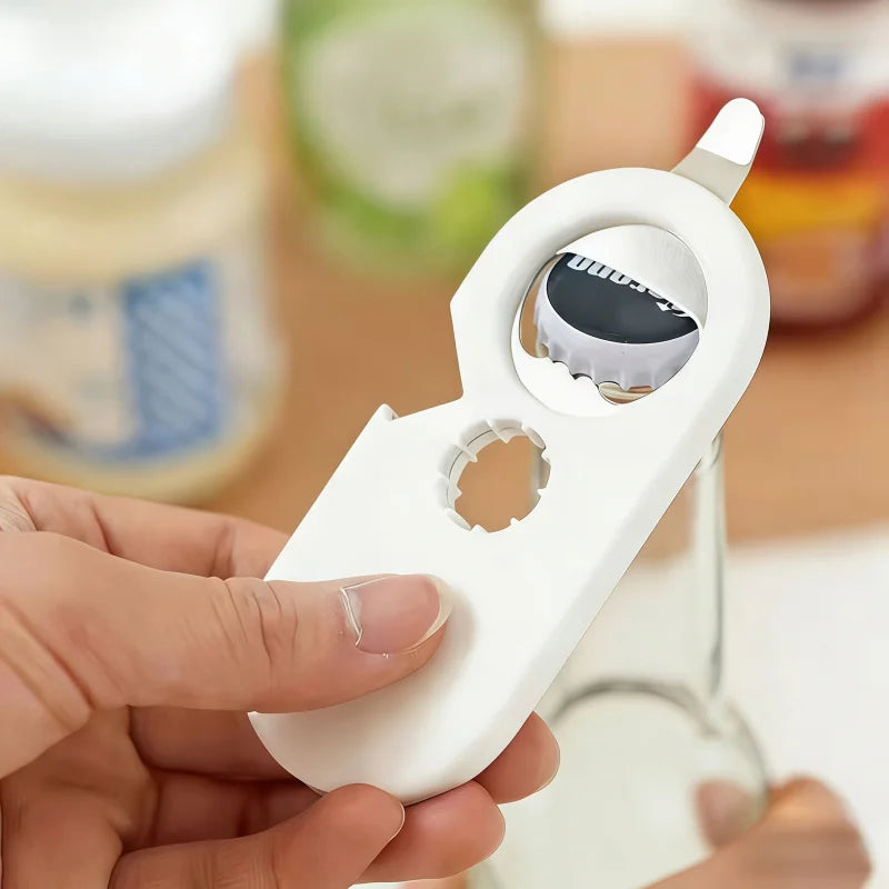 Multi-Purpose Bottle & Jar Opener – Stainless Steel Kitchen Tool Bottle & Jar Opener PLUSH