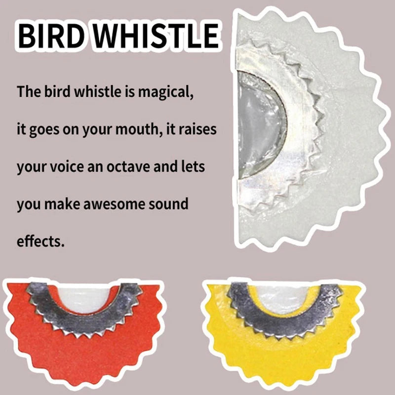 Magic Bird Whistle Tongue Warbler Caller Noisemaker Toy Novelty Whistle Toy PLUSH
