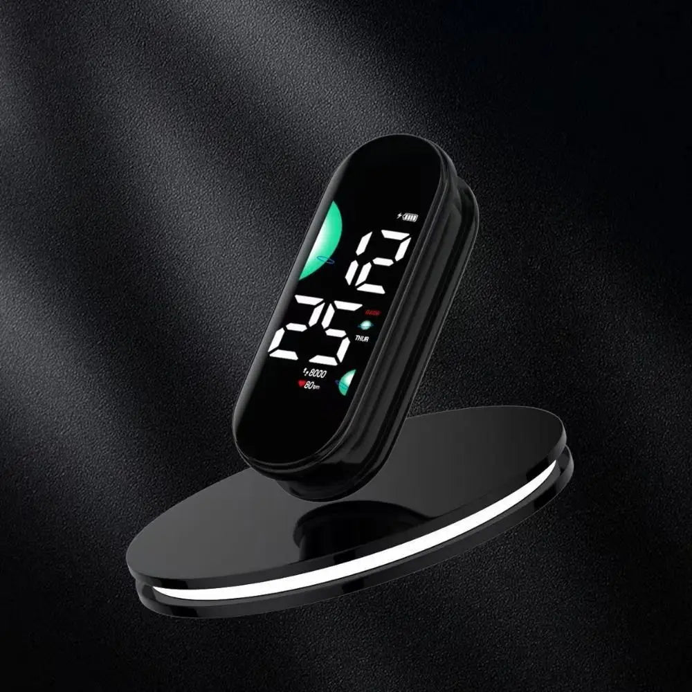 Luminous Digital Keychain Watch – Waterproof Hanging Pendant Clock Digital Keychain Watch PLUSH