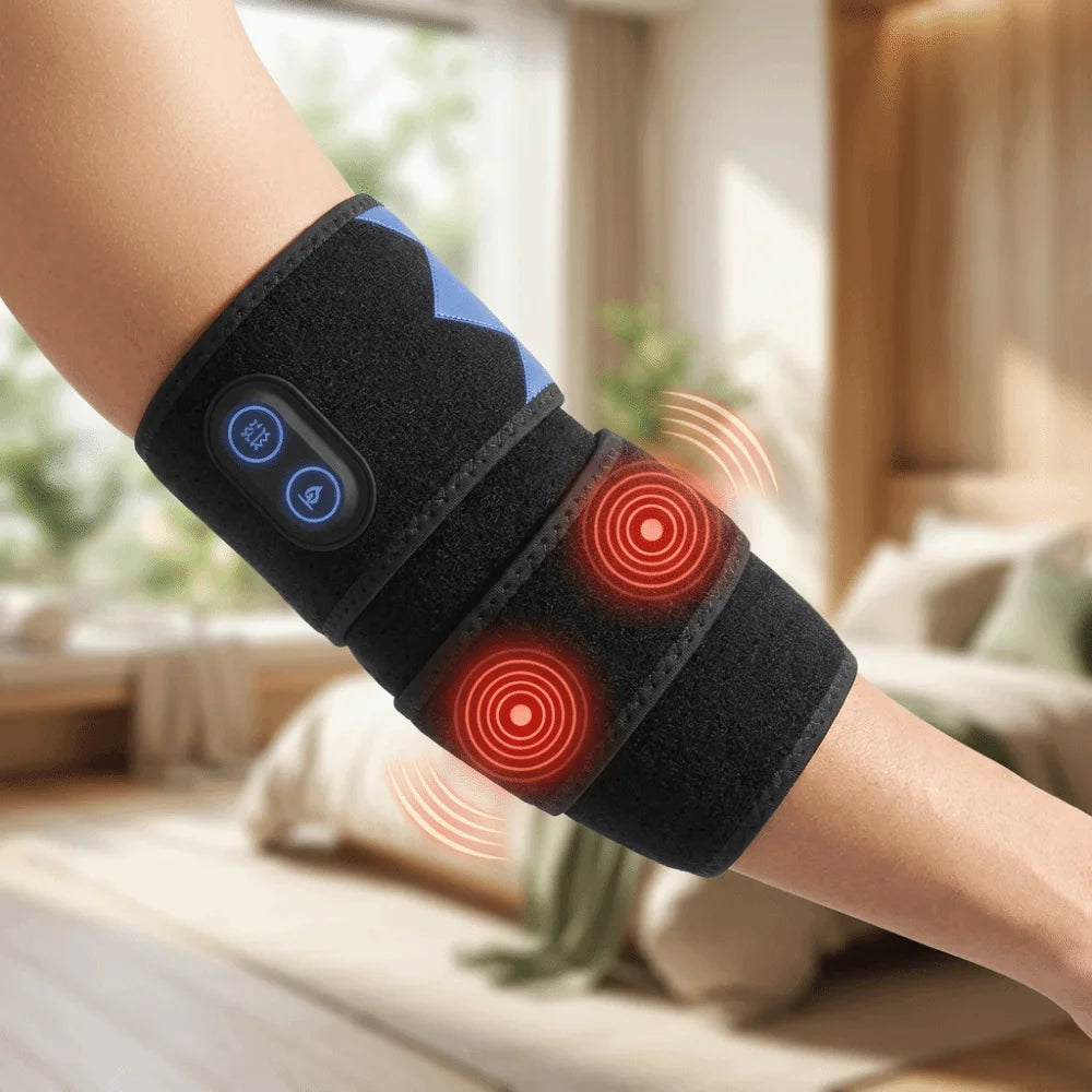 105 LED Red Light Heating Wrap – Elbow & Wrist Brace Heating Support Wrap PLUSH