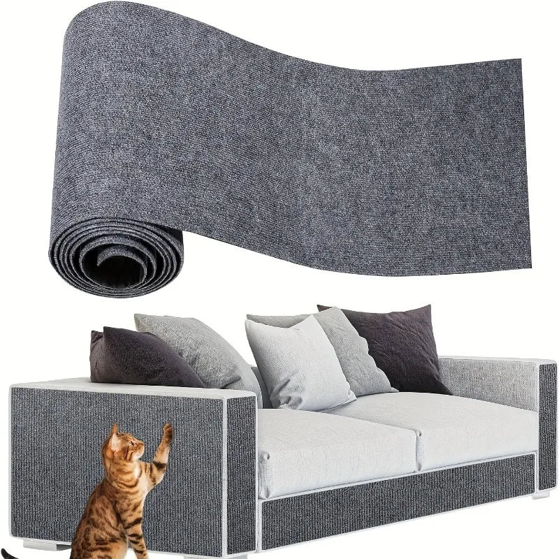 Self-Adhesive Cat Scratch Pad – Wall & Furniture Protector Cat Scratch Pad PLUSH