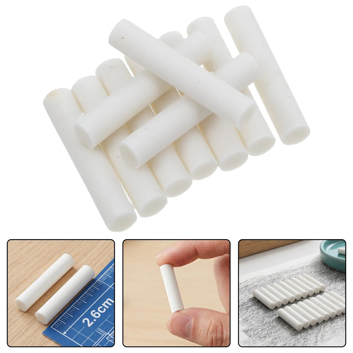 Electric Pencil Eraser Refills 90-Pack – Precision Art Erasers Eraser Refills PLUSH