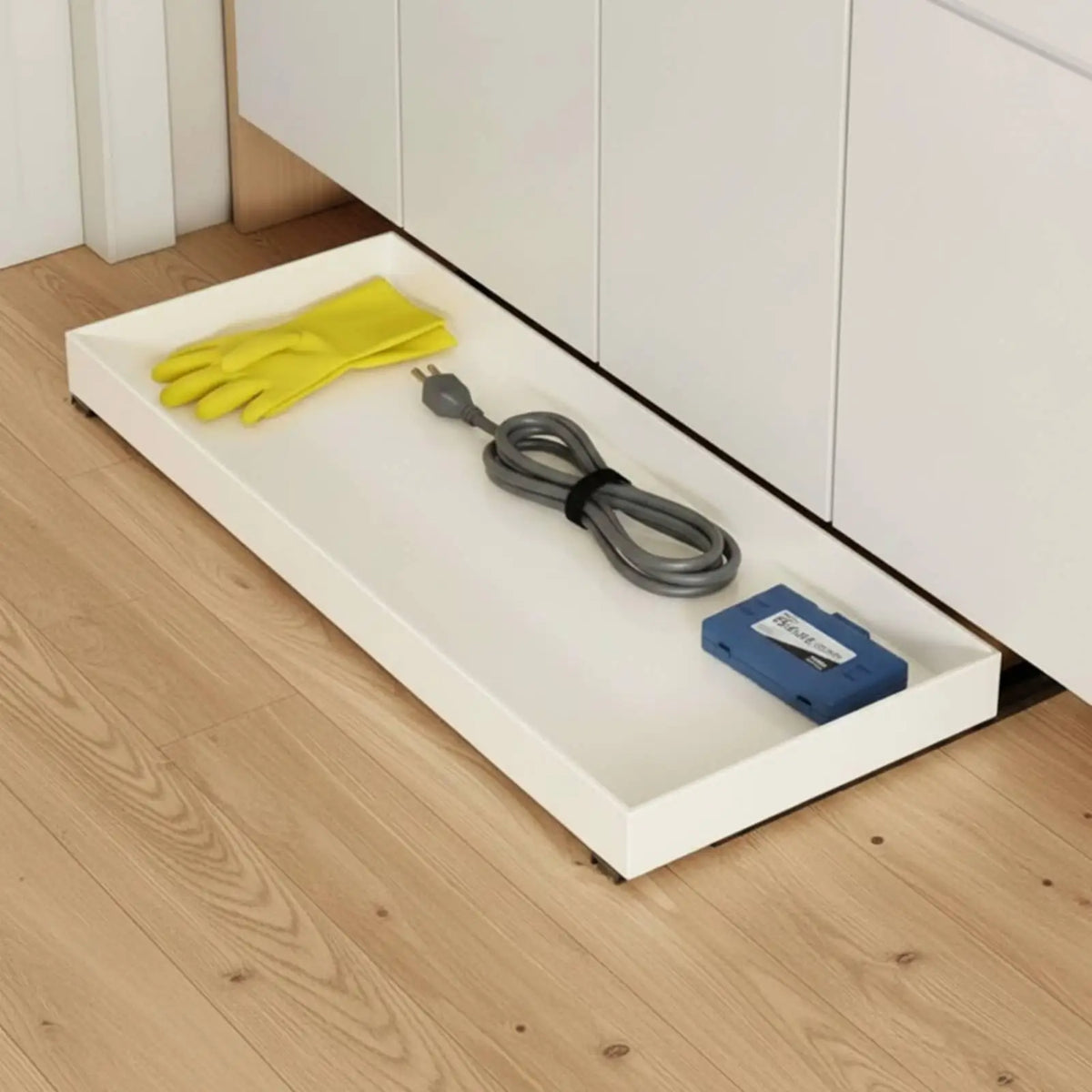 Under Cabinet Pull-Out Shoe Drawer | Iron Storage Rack Shoe Storage Drawer PLUSH