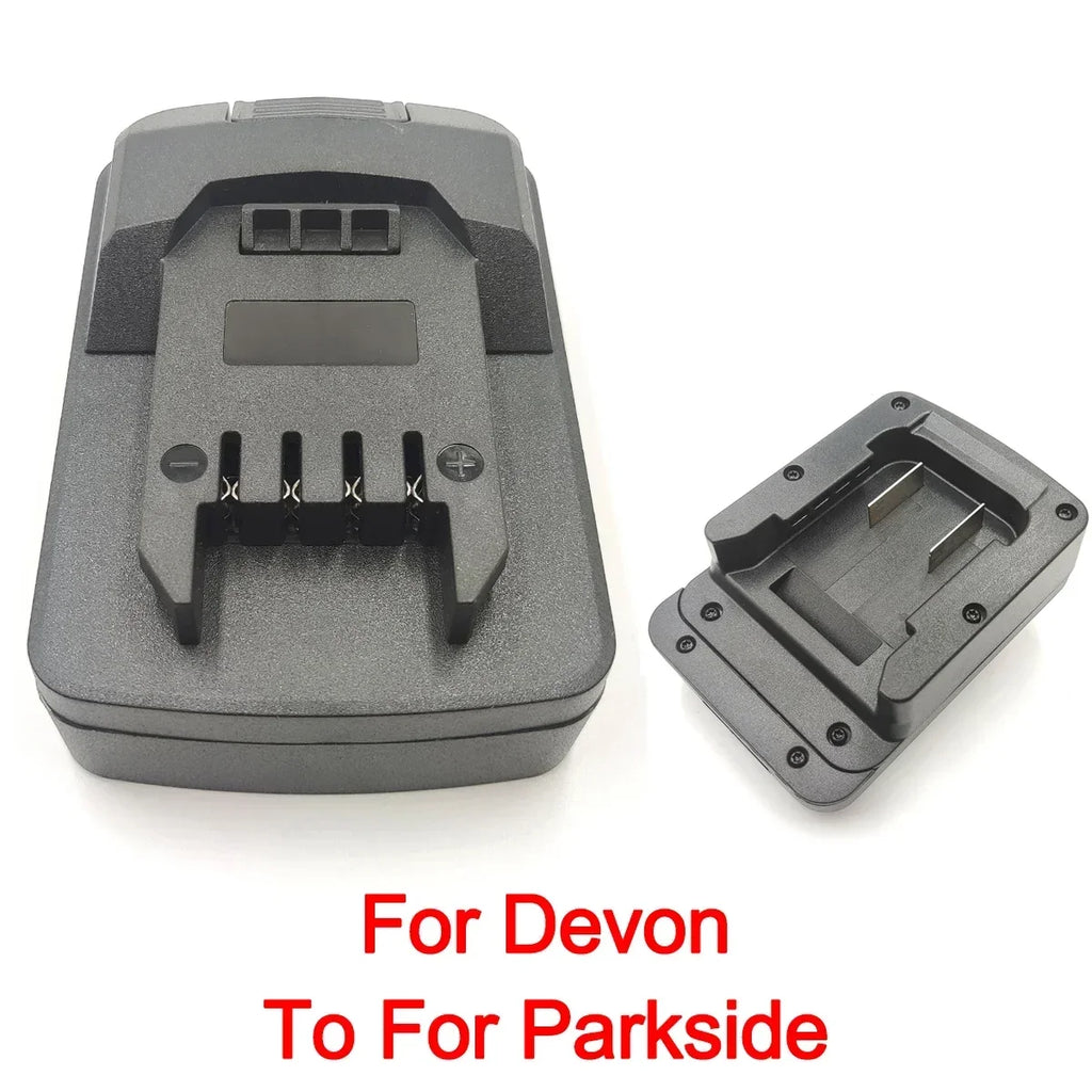 Battery Adapter Makita/Bosch/DeWalt/Milwaukee to Parkside 20V Battery Tool Adapter PLUSH DE to for Parkside China Mainland