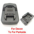 Battery Adapter Makita/Bosch/DeWalt/Milwaukee to Parkside 20V Battery Tool Adapter PLUSH DE to for Parkside China Mainland