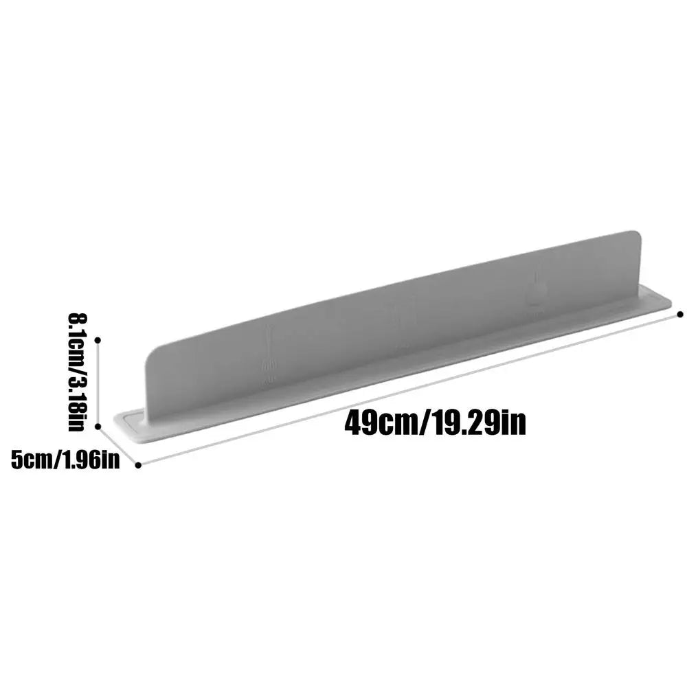 Silicone Sink Splash Guard – Suction Cup Water Barrier 1pc/3pcs Sink Splash Guard PLUSH Gray 1PC