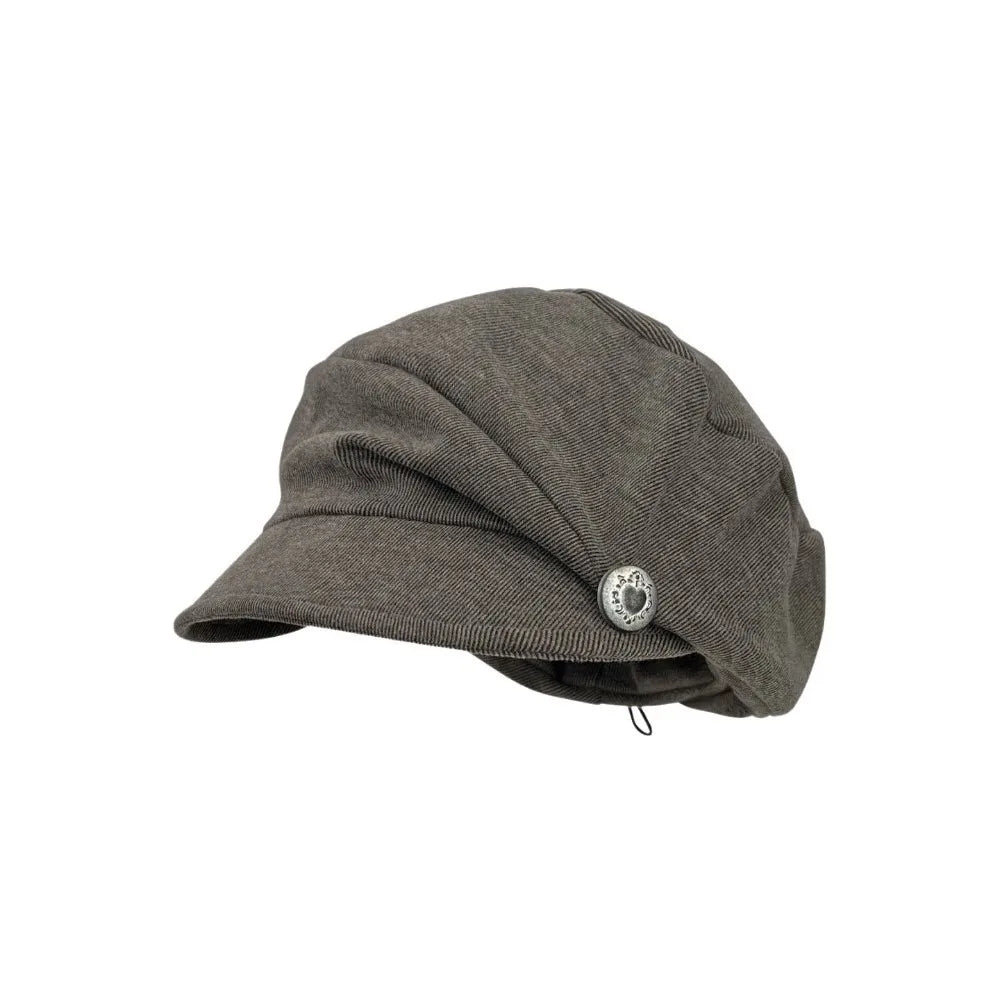 Women's Solid Color Newsboy Beret Octagonal Hat | All Seasons Newsboy Beret Hat PLUSH Coffee