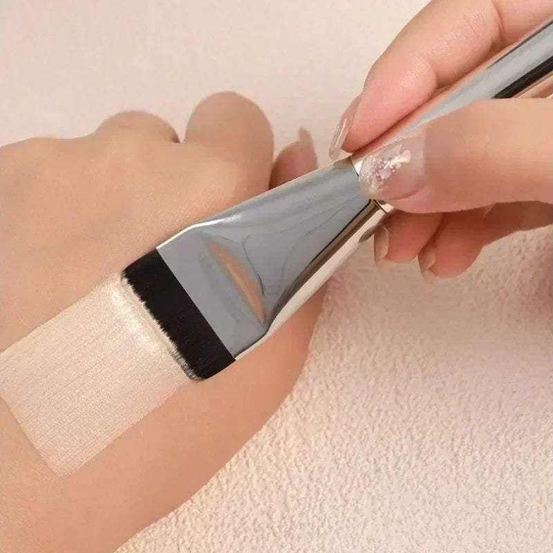 Ultra Thin Flat Foundation Brush – Contour & Blending Brush Makeup Brush PLUSH Default Title