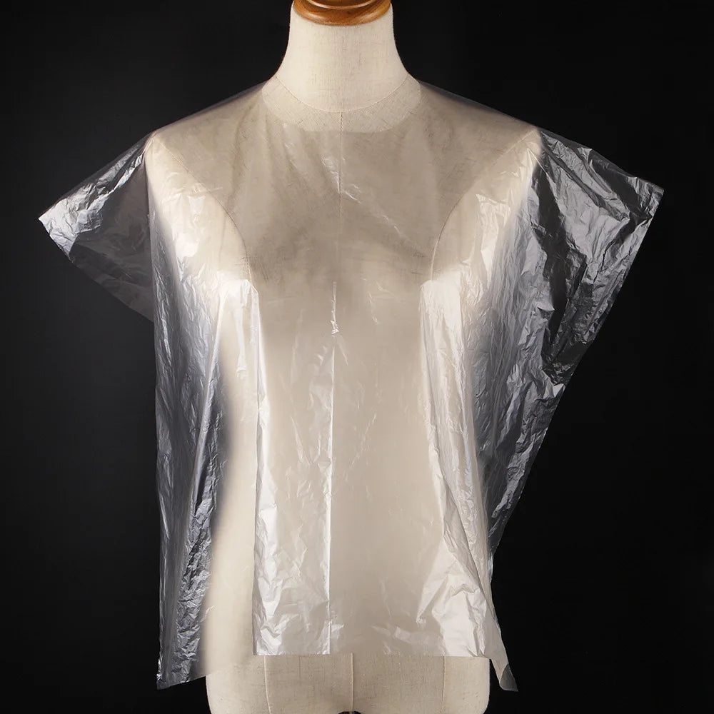 Waterproof Hair Dyeing Cape – Stain-Resistant Salon Styling Hair Salon Cape PLUSH W001-50pcs
