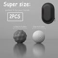 Silicone Magnetic Fidget Ball – Large Sensory Toy Kids & Adults Fidget Sensory Toy PLUSH Grey