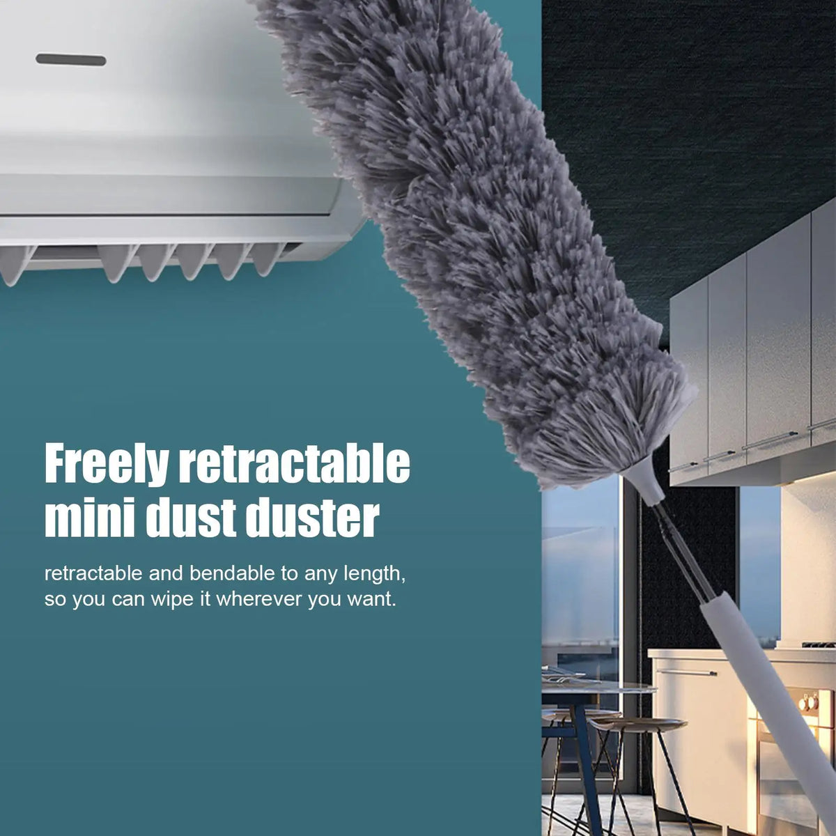 Flexible Telescopic Dusting Brush – Retractable Duster Telescopic Duster PLUSH