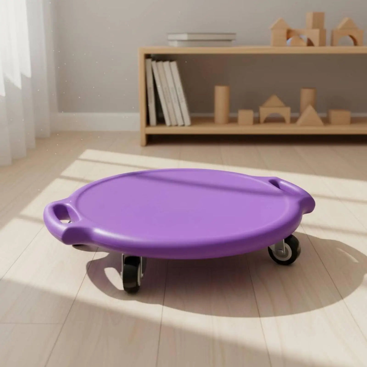 Kids Balance Scooter Board on Wheels – Indoor Play & Training Kids Balance Board PLUSH