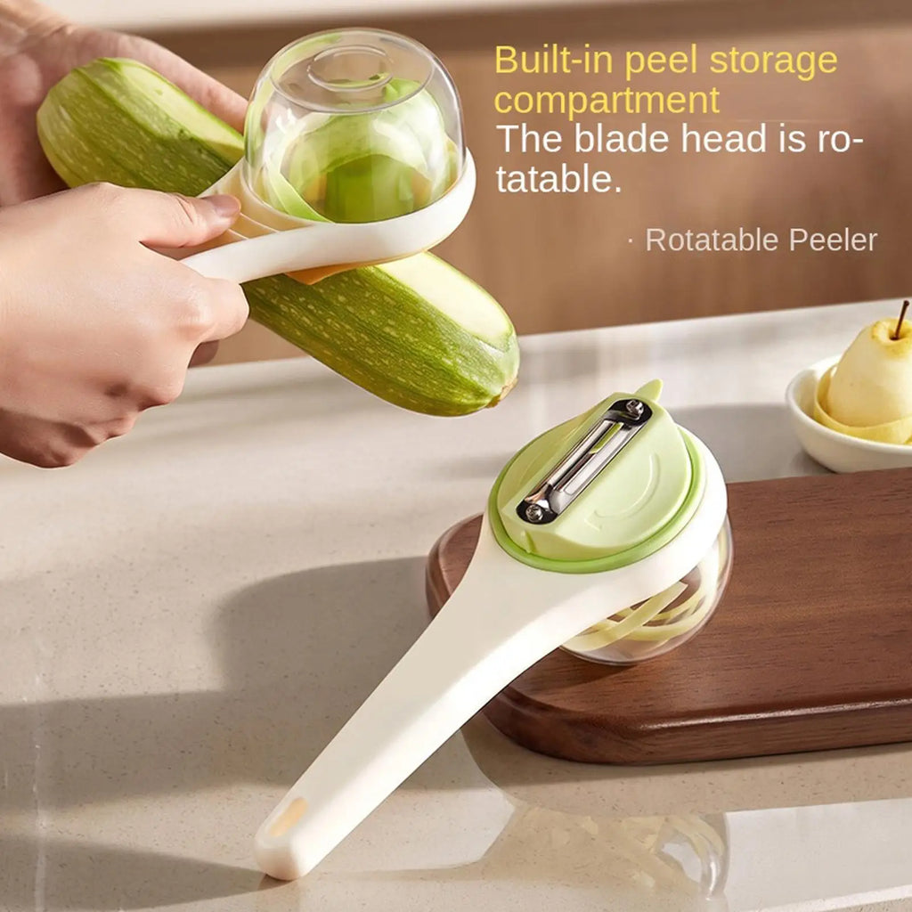 Vegetable Peeler with Container – Stainless Steel Kitchen Tool Vegetable Peeler PLUSH