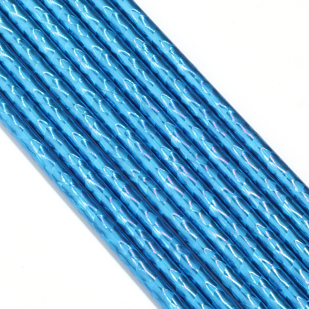 10pcs Fairy Magic Wand Ribbon Pole – Princess Party Props Costume Prop Wand PLUSH blue dia 5.3mm 32cm