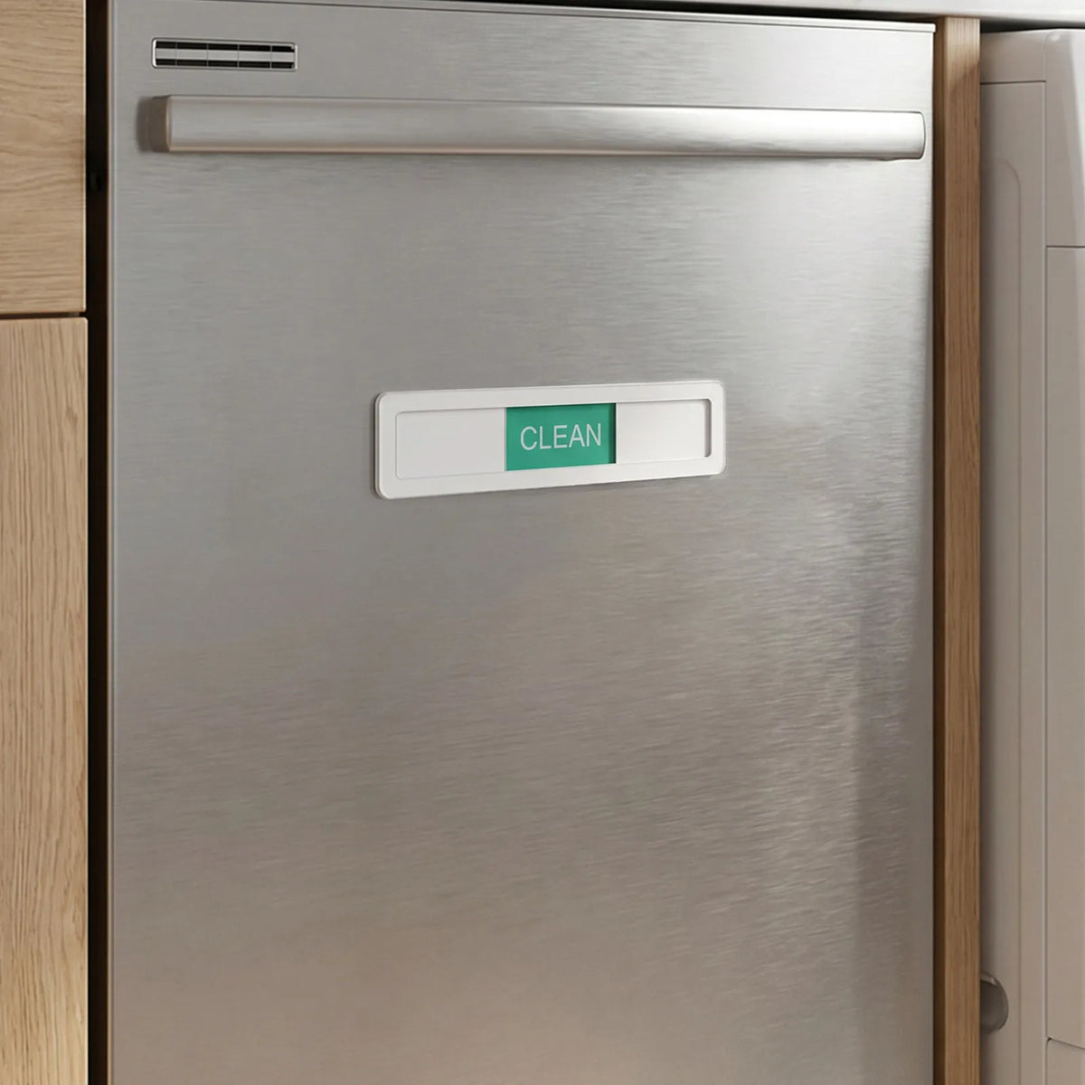 2-Pack Sliding Dishwasher Magnet – Clean Dirty Running Sign Kitchen Status Magnet PLUSH