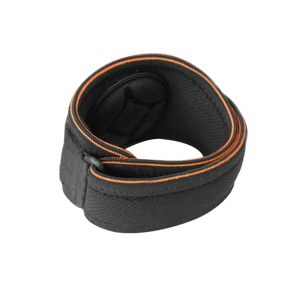Adjustable Neoprene Elbow Brace – Breathable Compression Strap Elbow Brace PLUSH Black