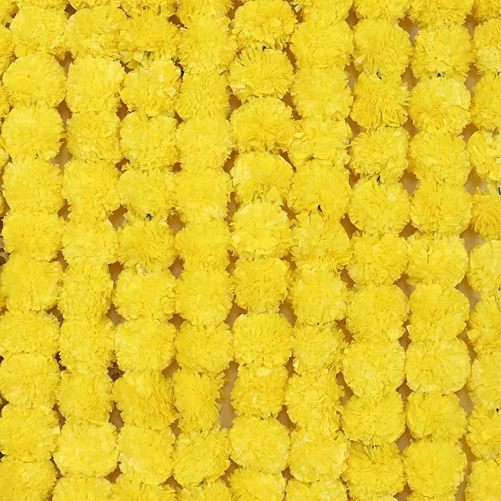 1.5m Marigold Garland – Halloween, Diwali & Wedding Decor Flower Garland PLUSH