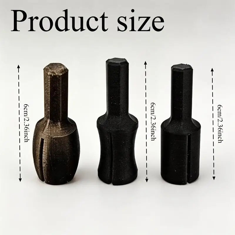 3-Piece Drill Sanding Attachment Set | PLA Grinding Head Drill Sanding Attachment PLUSH 3pcs