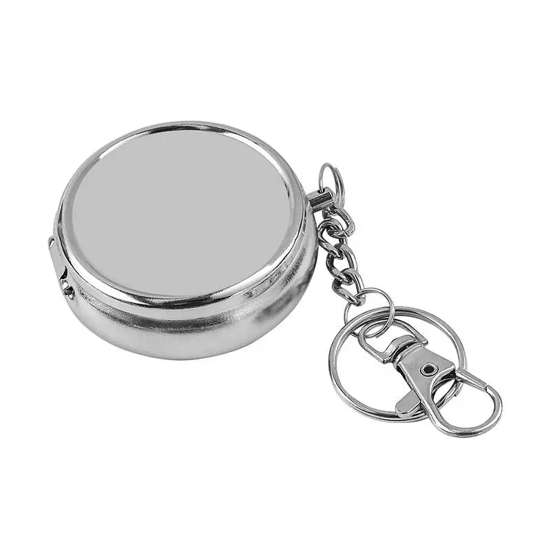 Stainless Steel Pocket Ashtray | Sealed Lid Windproof Travel Portable Pocket Ashtray PLUSH style 11