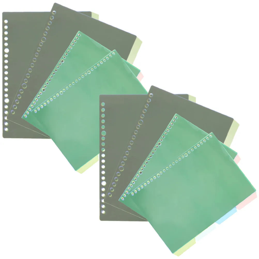 Index Binder Dividers 8 Sets – Colored Page Separators Binder Dividers PLUSH