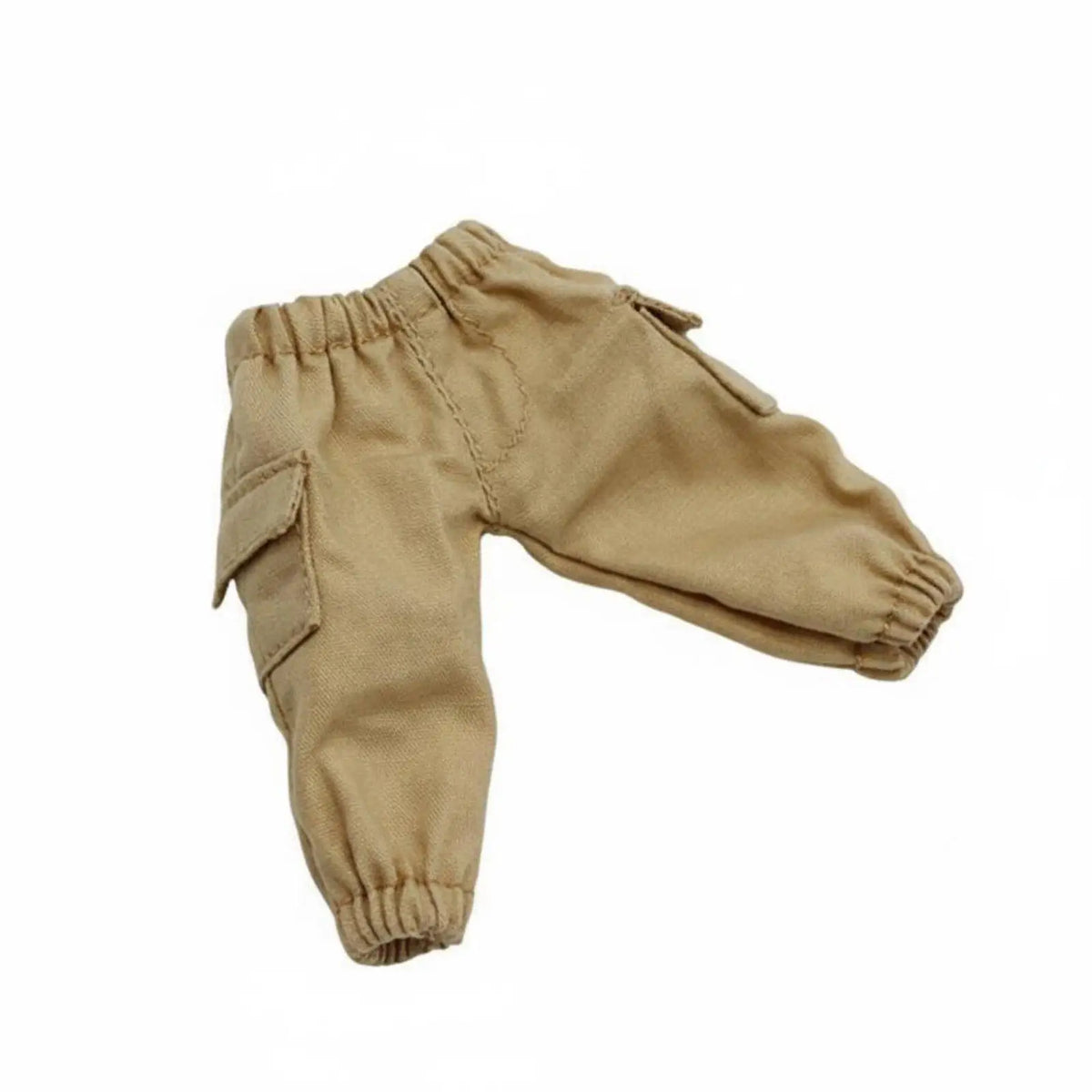 OB11 Cargo Pants 1/12 BJD Doll Trousers – Elastic Waist Doll Clothing PLUSH Khaki