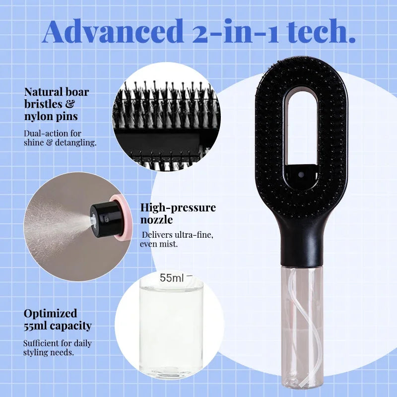 4pcs Professional Spray Comb Set – Hair & Beard Styling Kit Hair Styling Comb Set PLUSH