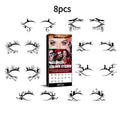 Halloween Eye Makeup Stickers – Bat & Spider Temporary Tattoos Eye Makeup Stickers PLUSH No.3 set China Mainland