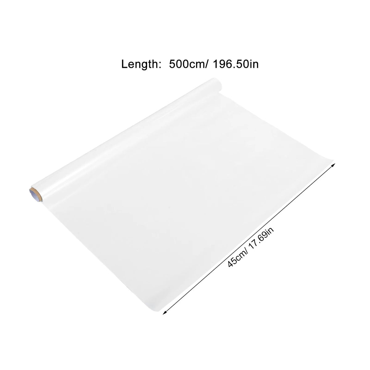 Peel & Stick Dry Erase Whiteboard Roll – 2 Rolls Wall Sticker Whiteboard Wall Sticker PLUSH