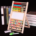 Wooden Abacus Drawing Board – Montessori Math Toy for Kids Montessori Math Toy PLUSH Light Grey
