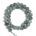 Gray Chalcedony Round Stone Beads 6/8/10mm | DIY Jewelry Stone Spacer Beads PLUSH 10mm-ap35pcs