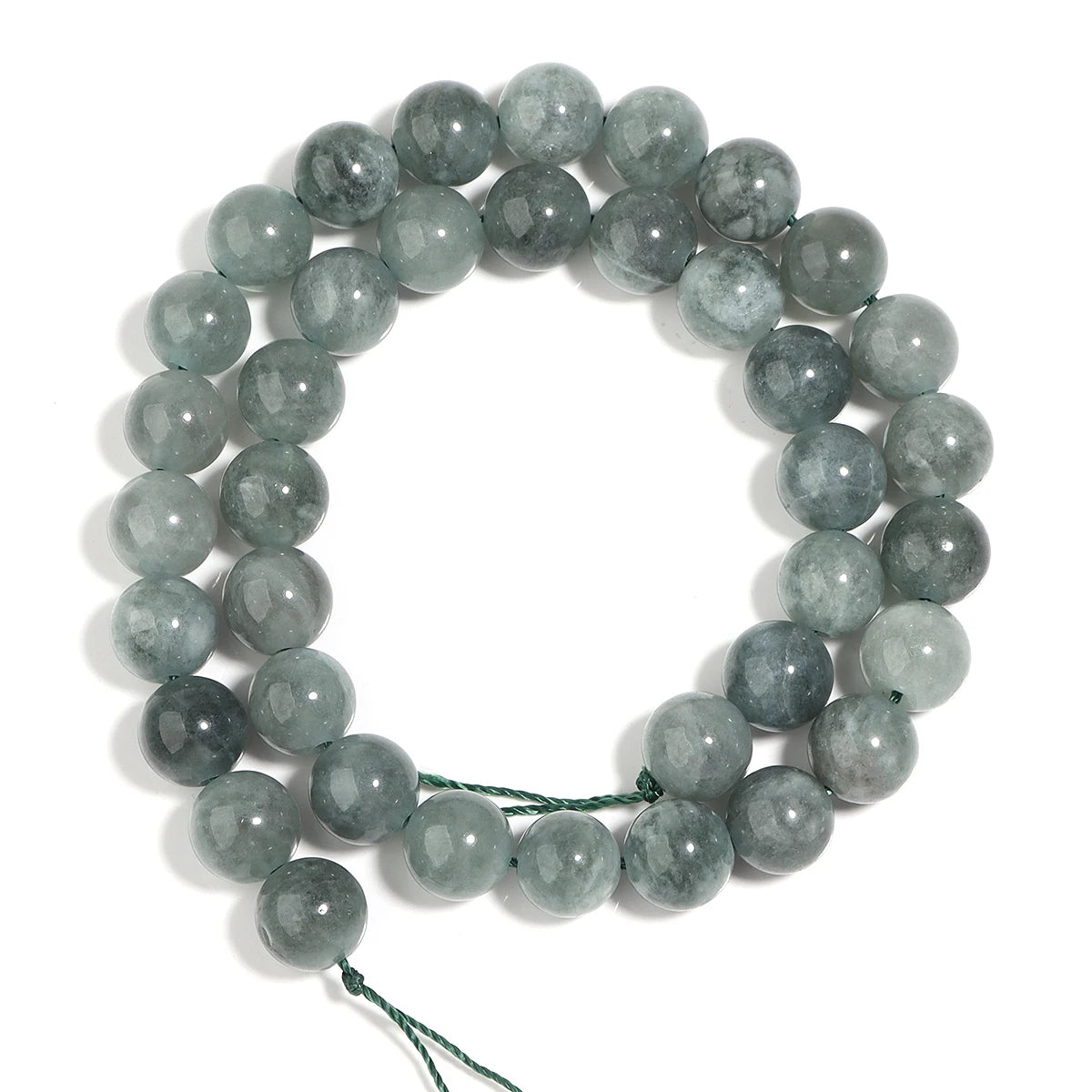 Gray Chalcedony Round Stone Beads 6/8/10mm | DIY Jewelry Stone Spacer Beads PLUSH 10mm-ap35pcs